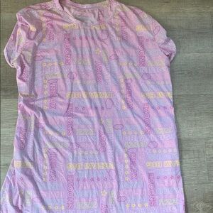 Pink Graphic Sleep Shirt